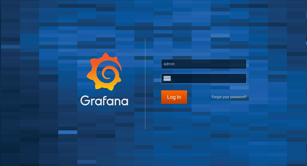 Grafana login